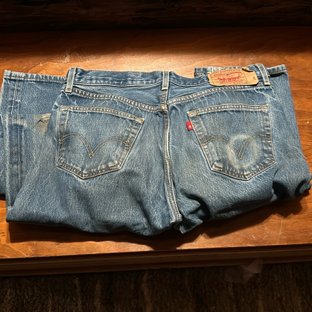 Levi's 501 button fly jeans